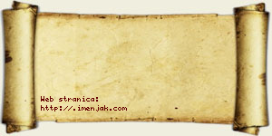 Jelisaveta Jakovljević vizit kartica